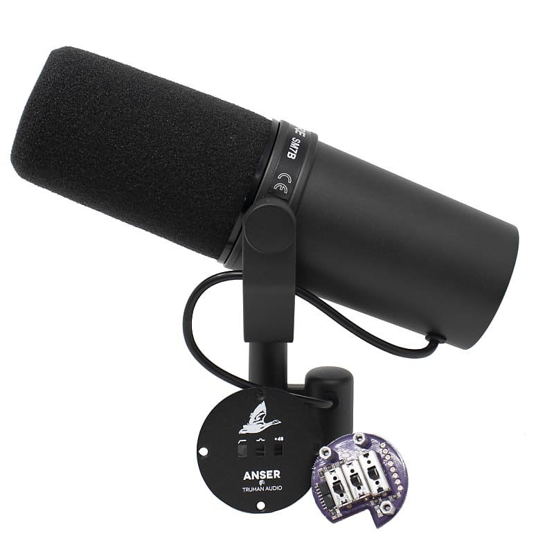 Anser Mod DIY kit for Shure SM7B microphones - No more Cloud