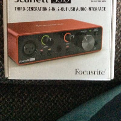 Focusrite Scarlett Solo 3rd Gen USB Audio Interface image 1