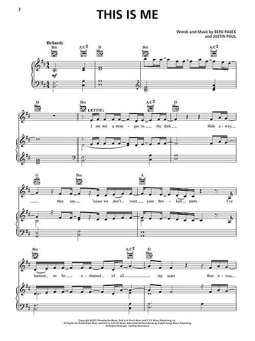 This Is Me Audio Backing Included! Reverb