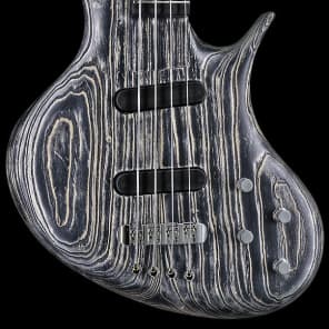 Ritter R8 Singlecut 4 String Bass With Case - Sand Blasted Black - When Everything Else Won't Do! image 1