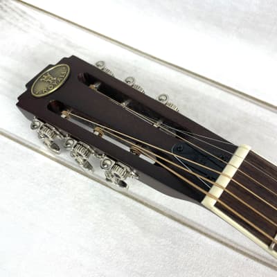 Royall Resonators Royall Trifecta Bright Mirror Nickel Finish Brass Body Tricone Resonator Guitar image 15