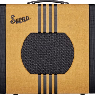 Supro 1820RTB Delta King 10 5W 1x10'' Guitar Tube Combo Amplifier Tweed & Black image 1