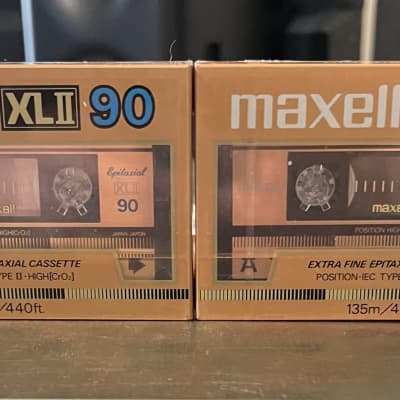 MAXELL XLII 90 EXTRA FINE EPITAXIAL CASSETTE BRAND NEW AND SEALED