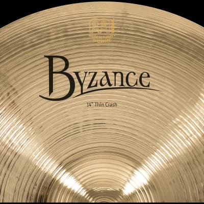 Meinl Byzance Brilliant B14TC-B 14" Thin Crash Cymbal (w/ Video Demo) image 3
