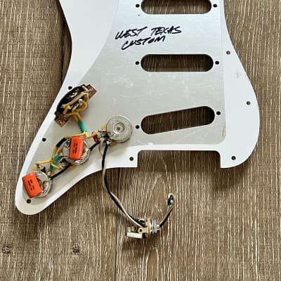 Custom made SRV Stratocaster wiring assembly and pickguard 2022 image 1