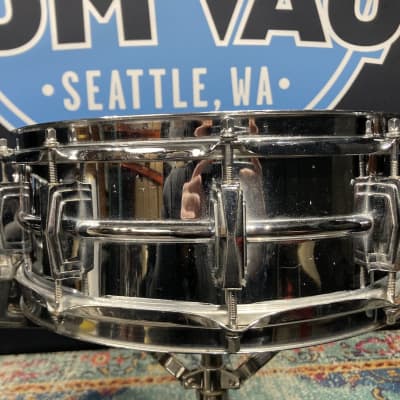 Ludwig 14"x5" 410 Super Sensitive Snare Drum. Early 1960s Pre-Serial Number - Chrome Over Aluminum. image 13
