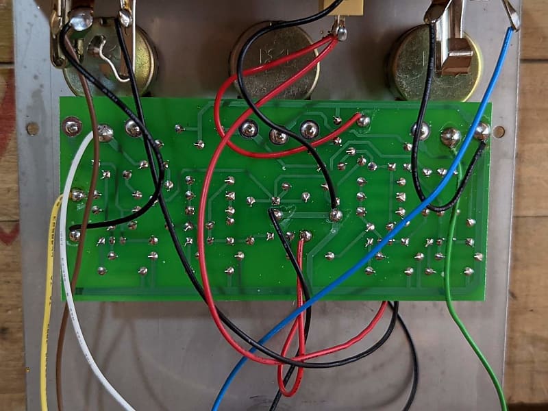 Electro Harmonix Big Muff Pi EC3003-A Frantone era + wooden