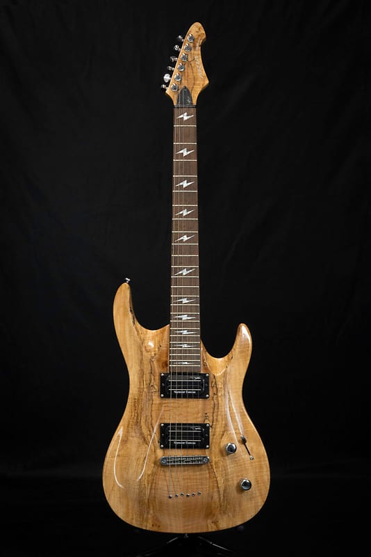 Aria Pro II MAC-EXO SPN Spalted Maple Electric Guitar image 1