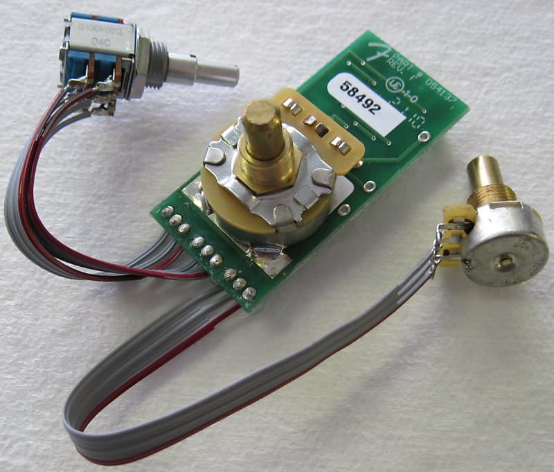 Fender American Deluxe Bass Preamp PCB Assy 0058492008 Reverb