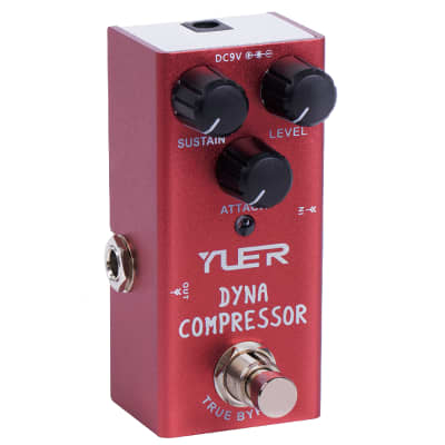 YUER Dyna Compressor Electric Guitar Effects Pedal True Bypass ✅New image 3