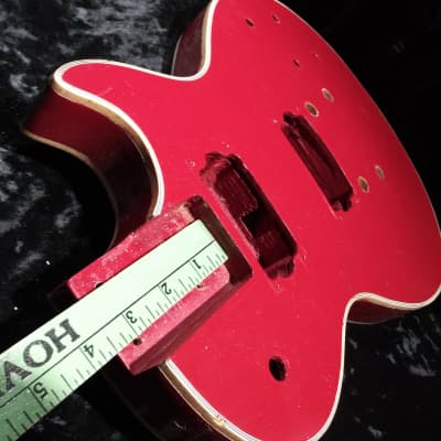 Bentley Red  Les Paul Bolt on Body 70s Japan Project Needs Work image 10