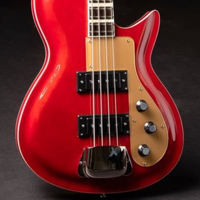 Rivolta COMBINATA BASS VII Chambered Mahogany Body Set Maple Neck 4-String Bass Guitar w/Soft Case image 3