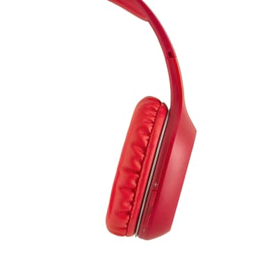 Edifier W800BT Wireless Bluetooth Lightweight Headphones Built-In Mic - Red image 5