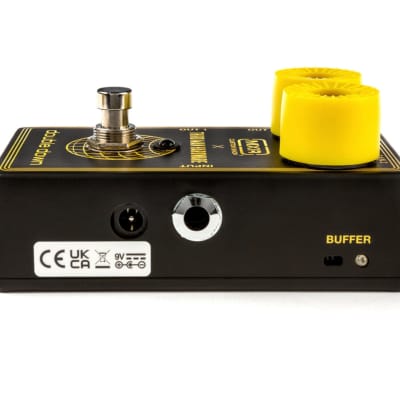MXR CSP042 Third Man Hardware Double Down Boost Pedal  Black w/yellow knob covers. New! image 4
