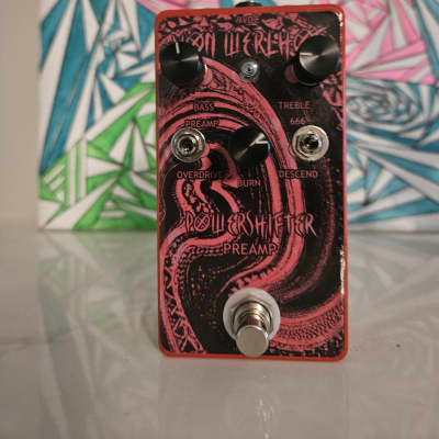 Lizzy Backdo - 3 Mode Overdrive - Bloody Red -x AVX - MIJ Boutique Effect  Pedal -(0036-002) | Reverb