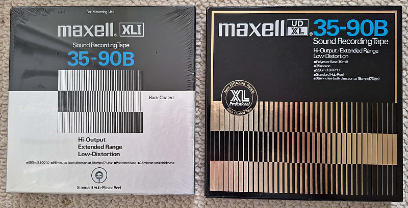 Maxell 35-90B (one is an XLI, and one is a UDXL) mid-1990s image 1