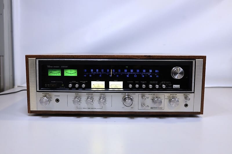 Sansui 8080DB 1974 - Vintage - Wood - Oak  			