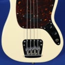 Fender MIJ Mustang Olympic White Short Scale Electric Bass Guitar