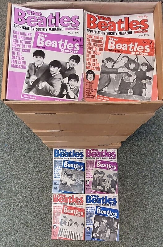 Beatles Appreciation Society  From 1976 : Monthly Books from 1-260 Inclusive  Monthly Magazine Books image 1
