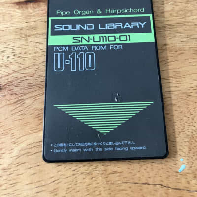 roland Roland SN-U110-01 Sound Library for U-110 Pipe Organ & Harpsicord