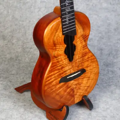 Immagine olamestre custom hawaiian koa cocobolo tenor ukulele - 5