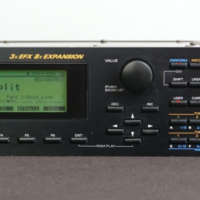 Roland JV-2080 Synthesiser Expandable Rack Mount MIDI Sound Module - 100-240V