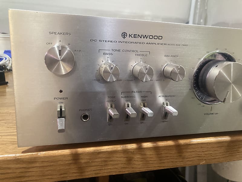 Kenwood Trio KA 7100 Integrated Amp 77-79 - Silver Face | Reverb