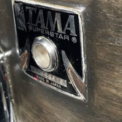 Tama - 14x8" Super Star Snare Drum, Cast Hoops 1980's - Refinished, Grey image 4