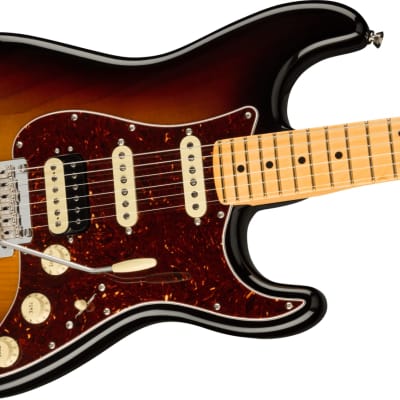 Fender American Professional II Stratocaster HSS Maple Fingerboard, 3-Color Sunburst image 4