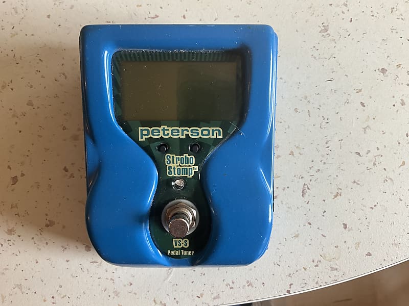 Peterson VS-S StroboStomp Pedal Tuner 2000s - Blue image 1