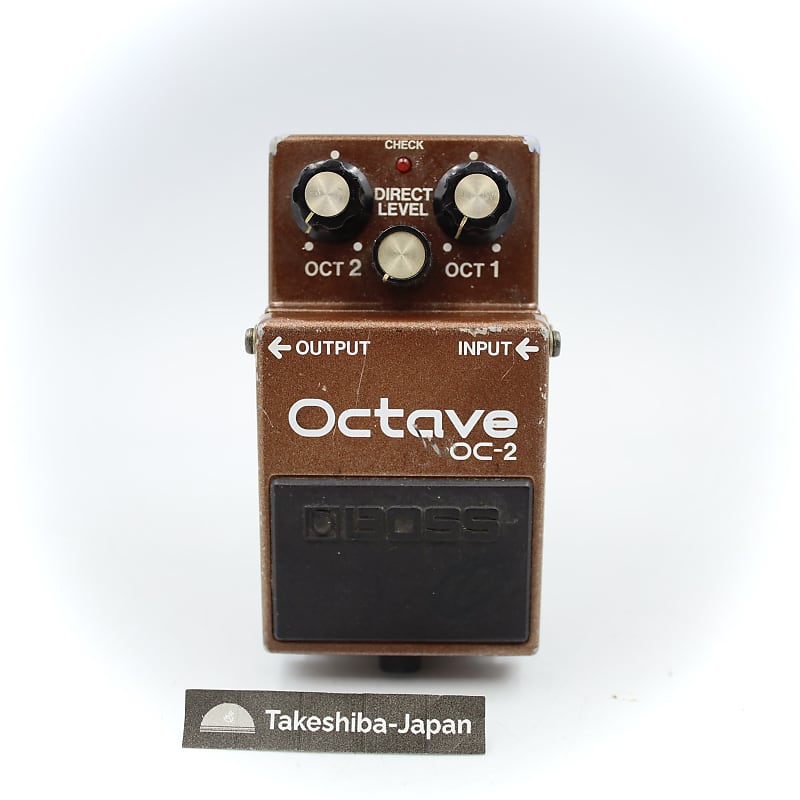 Boss OC-2 Octave 1985 Made in Japan Black Label Vintage