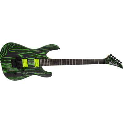 Jackson Pro Series Dinky DK2 Ash Body Guitar - Green Glow image 4