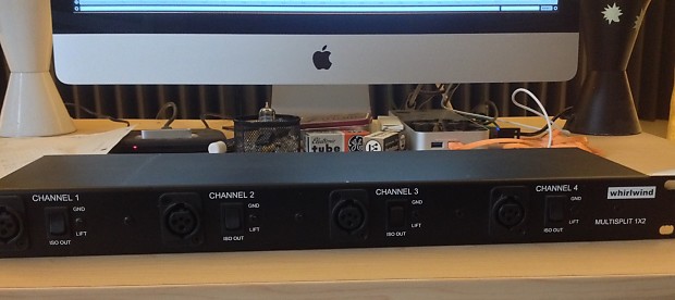 04 whirlwind multisplit 1x2 マイク スプリッター 04 whirlwind
