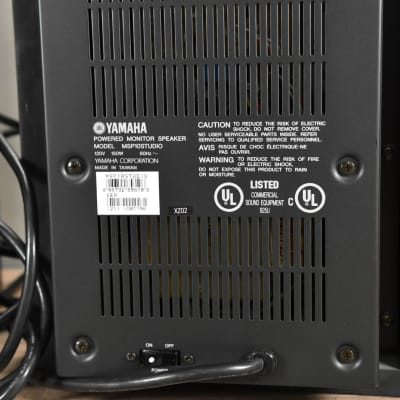 Yamaha MSP10 Studio Active Studio Monitor (PAIR)-Active CG0050L image 9