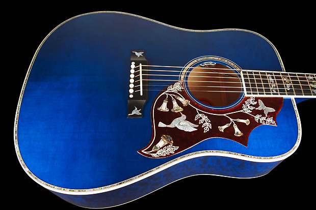 Gibson hummingbird blue online