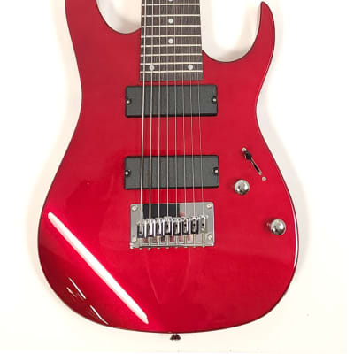 Hadean  ELS 8 MWR Red 8 String Electric Guitar image 1
