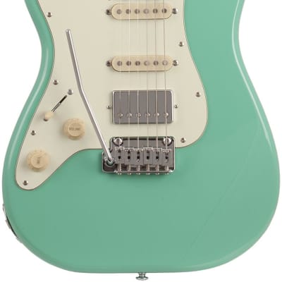 Schecter Nick Johnston Traditional HSS Left-handed Electric Guitar - Atomic Green image 1