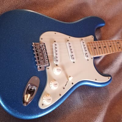 Fender Stratocaster Scalloped Neck Blue Sparkle image 8
