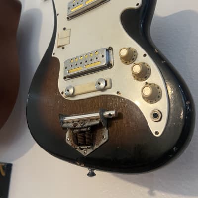 Audition Offset with 2 Gold Foil Pickups 1960's Project - (Made by Zenon) for sale