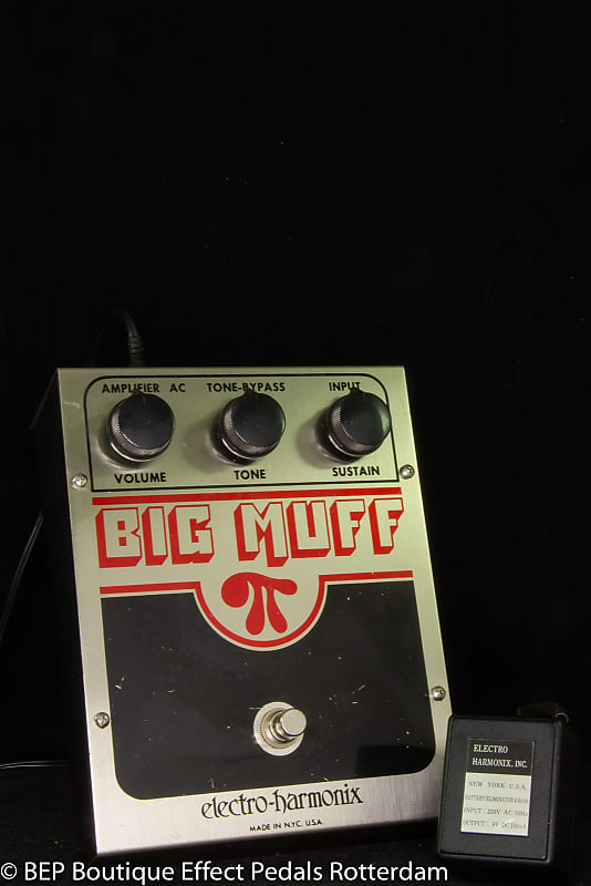 Electro-Harmonix EH 3003 Big Muff π V5 Op Amp Tone Bypass 1979 USA as used  by Andy Martin at Reverb