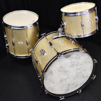 Camco 20/12/14" Drum Set - 1960s Silver Sparkle image 1