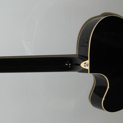 Yamaha Compass CPX600 Medium Jumbo Acoustic Electric Guitar- Black image 6