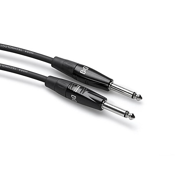Hosa HGTR-005 REAN 1/4" TS Straight to Same Pro Guitar/Instrument Cable - 5' image 1