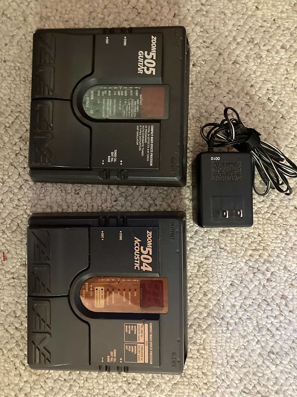 Zoom 505 & 504 MultiEffects pedals Reverb