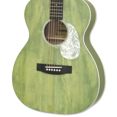 Aria AMB-35 Dark Green - Acoustic / Electric | Reverb