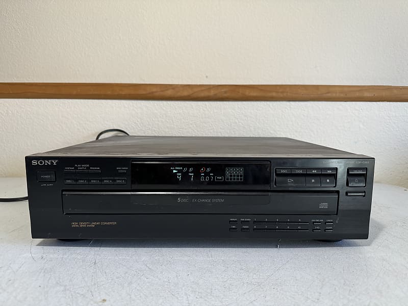 Sony CDP-C265 CD Changer 5 Compact Disc Player HiFi Stereo Vintage Home Audio image 1