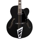 D'Angelico Premier Series EXL-1 Hollowbody Electric Guitar with Stairstep Tailpiece Regular Black