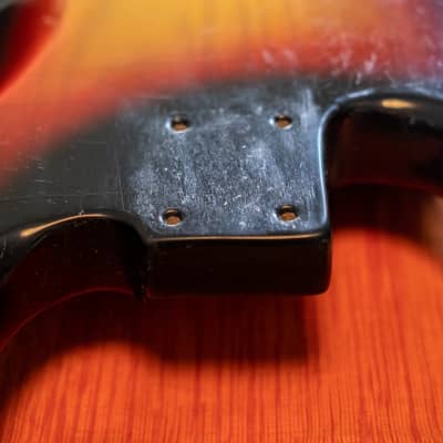 Fender Precision Bass Fretless with Maple Fingerboard 1970 - 1983 Sunburst image 13
