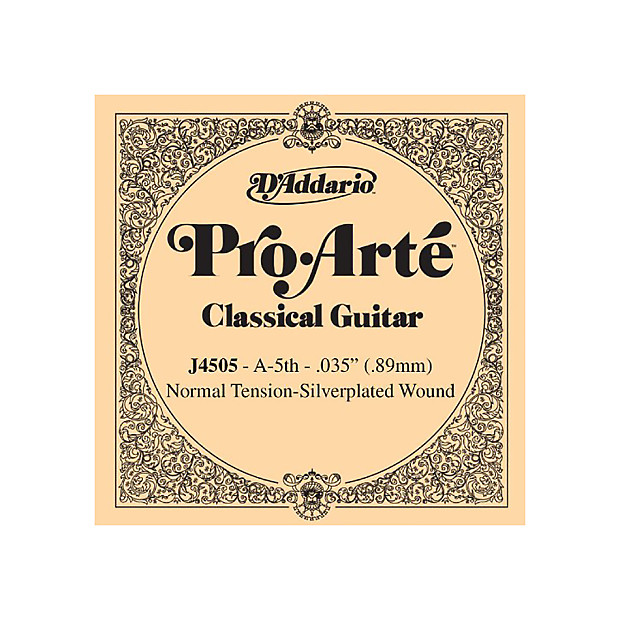 D'Addario J4505 Pro-Arte Nylon Classical Guitar Single String Normal Tension Fifth String image 1