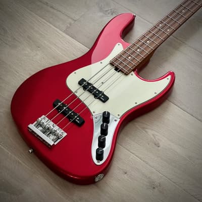 Sadowsky MetroExpress 21-Fret Vintage JJ 4-String Bass, Candy Apple Red Metallic High Polish, Morado Fretboard (2023 Updated Model) image 1